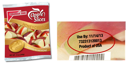 Crunch Pak recalled its apple slices because of a possible Listeria monocytogenes contamination. The recalled products have expiration dates of Nov. 14 through Nov. 18, according to an FDA news release on the recall.