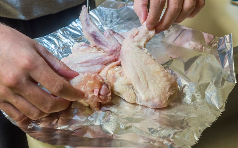 Before the 1970s, poultry was largely sold on a whole-bird basis, according to the Government Accountability Office Report. Chicken parts became popular as a result of the inspection process. If a whole chicken failed inspection, plants would cut out the failing portion and sell the remaining pieces.