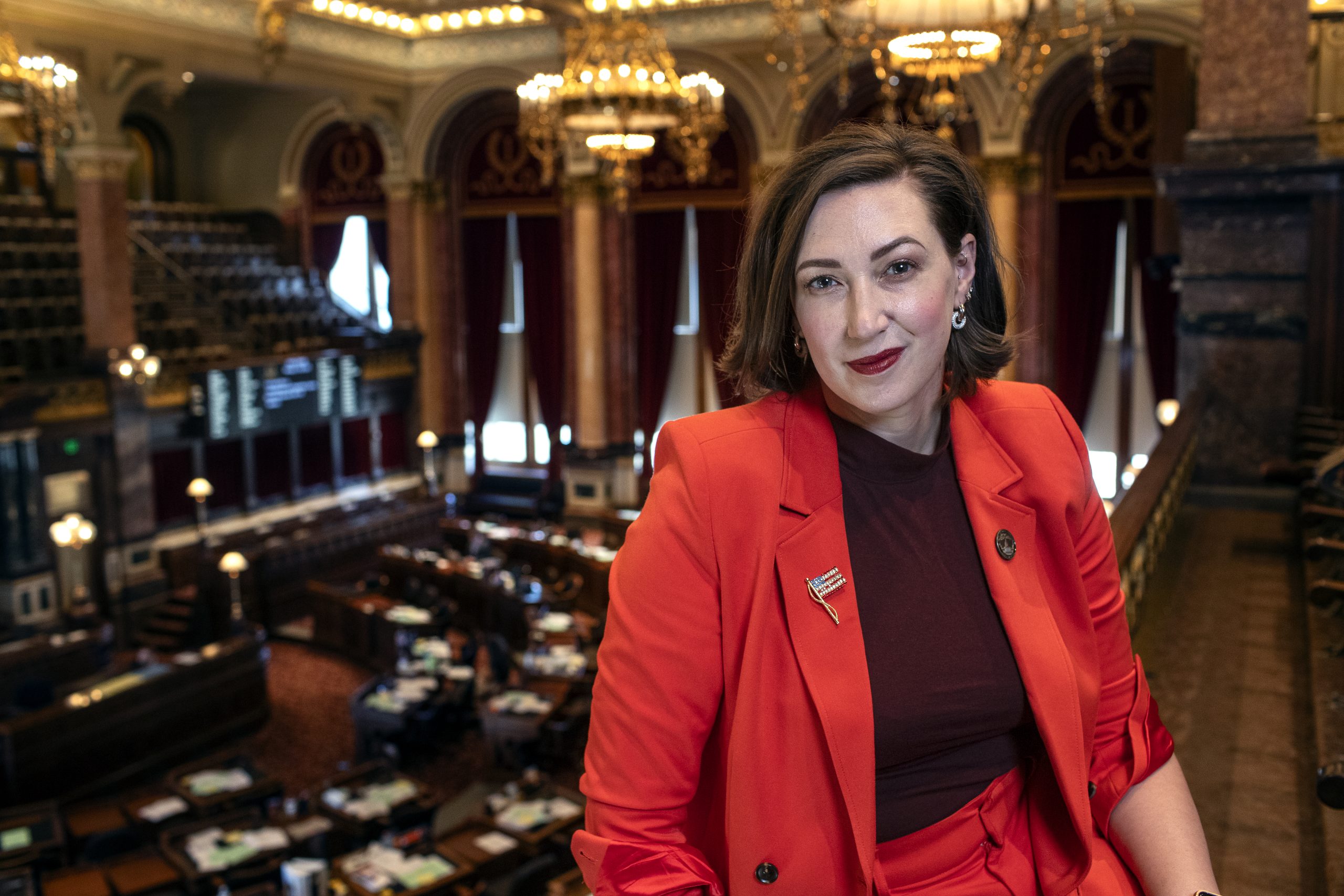 Iowa Sen. Catelin Drey knows her state's cancer crisis. She's living it.